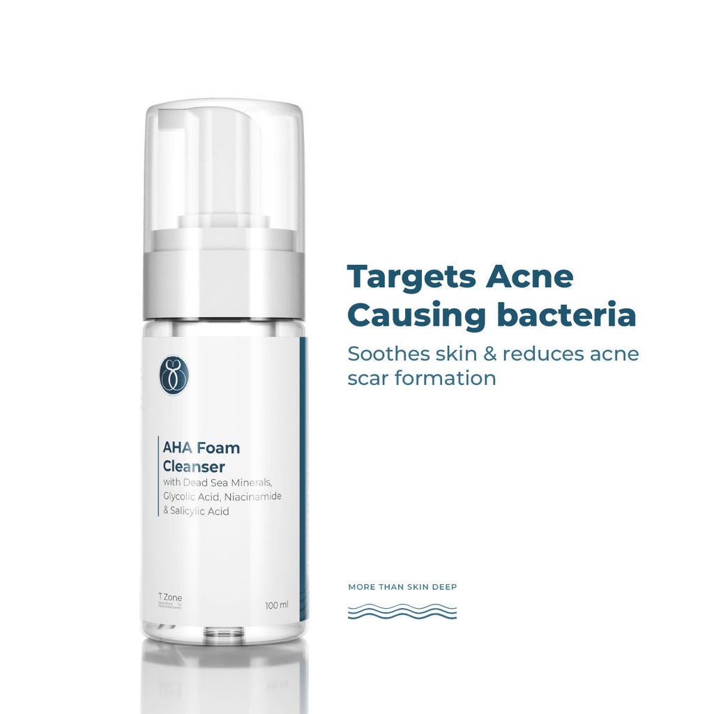 Aha Foam Cleanser With Dead Sea Minerals & Glycolic Acid