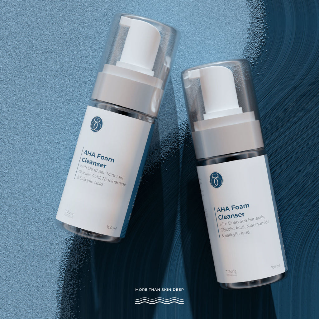 Aha Foam Cleanser With Dead Sea Minerals & Glycolic Acid
