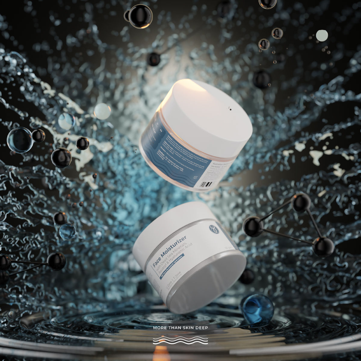 Hydraing Face Moisturiser With Dead Sea Minerals, Aquaxyl & Hyaluronic Acid