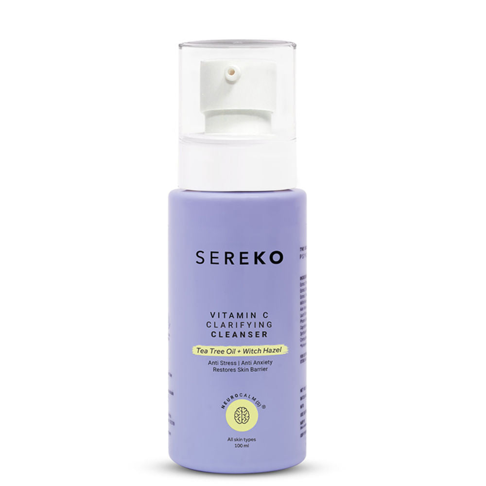 Vitamin C Clarifying Face Wash Cleanser For Brighter & Glowing Skin With Tea Tree Oil