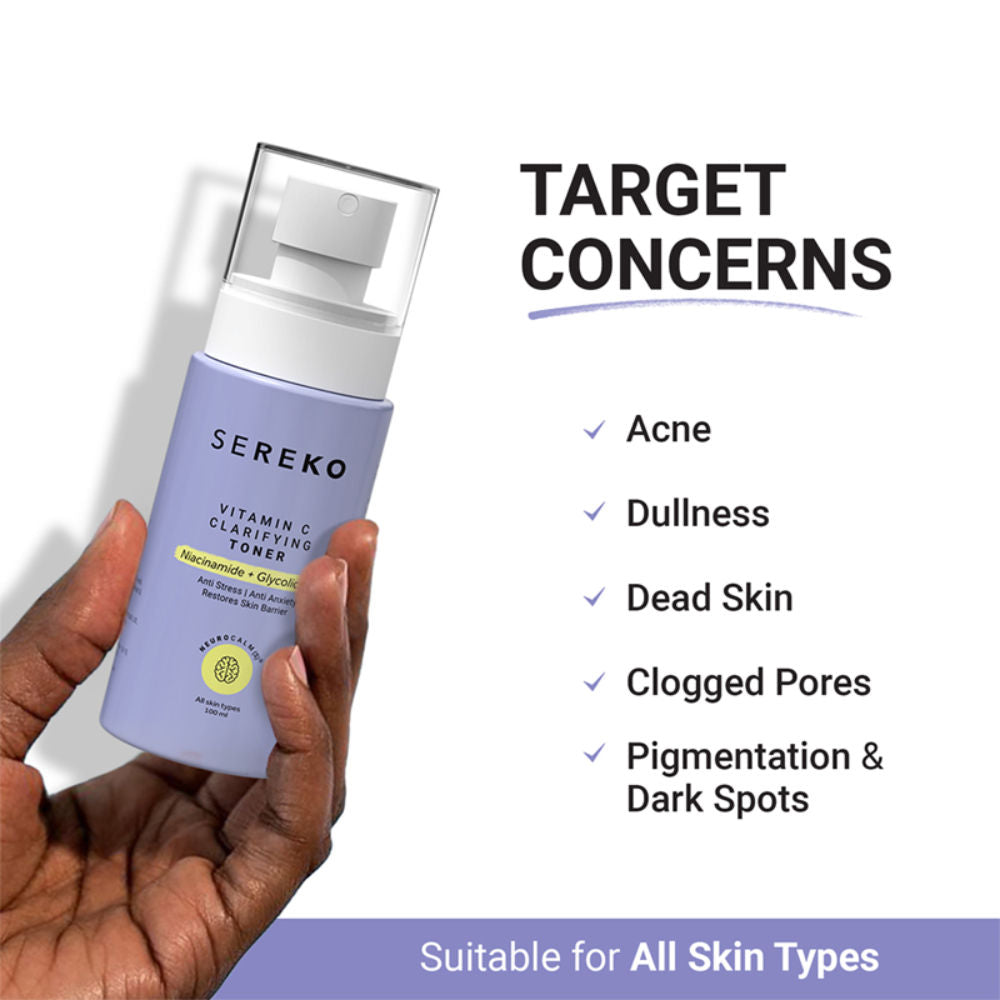 Vitamin C Clarifying Face Toner With Niacinamide For Brightening & Tighten Pores