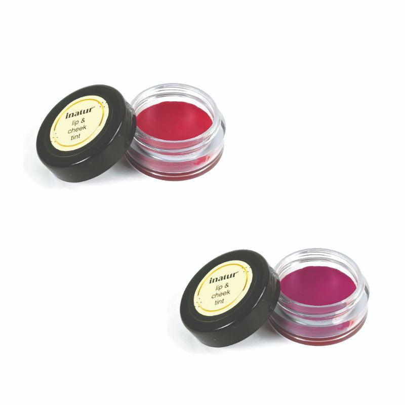 Lip and Cheek Tint Roseberry and Peony Pink with Shea Butter and Organic Oils