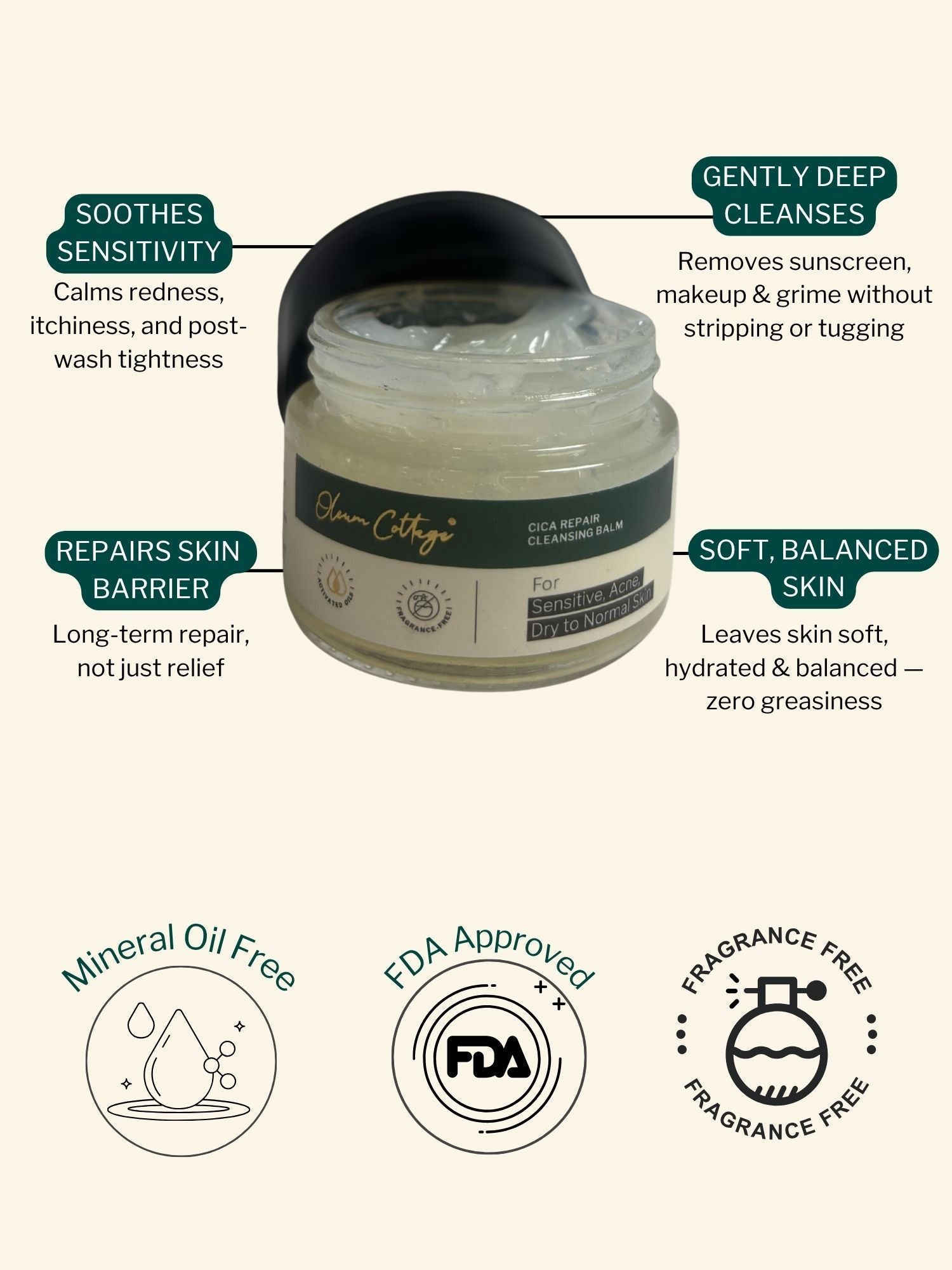 Cica Repair Cleansing Balm