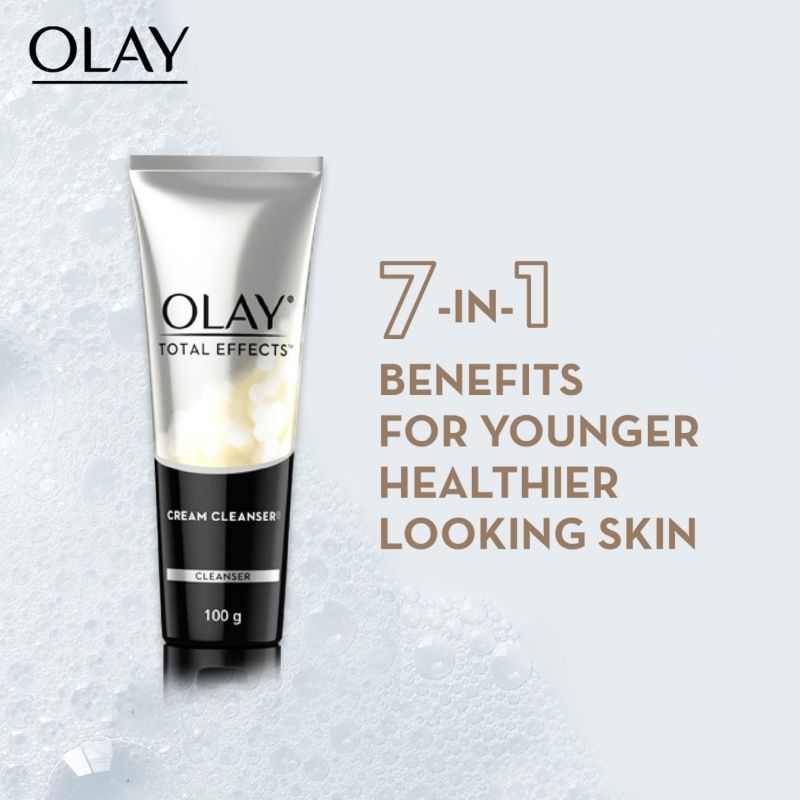Total Effects Foaming Cleanser & Face Wash, Fights 7 Signs of Ageing With Green Tea Extracts