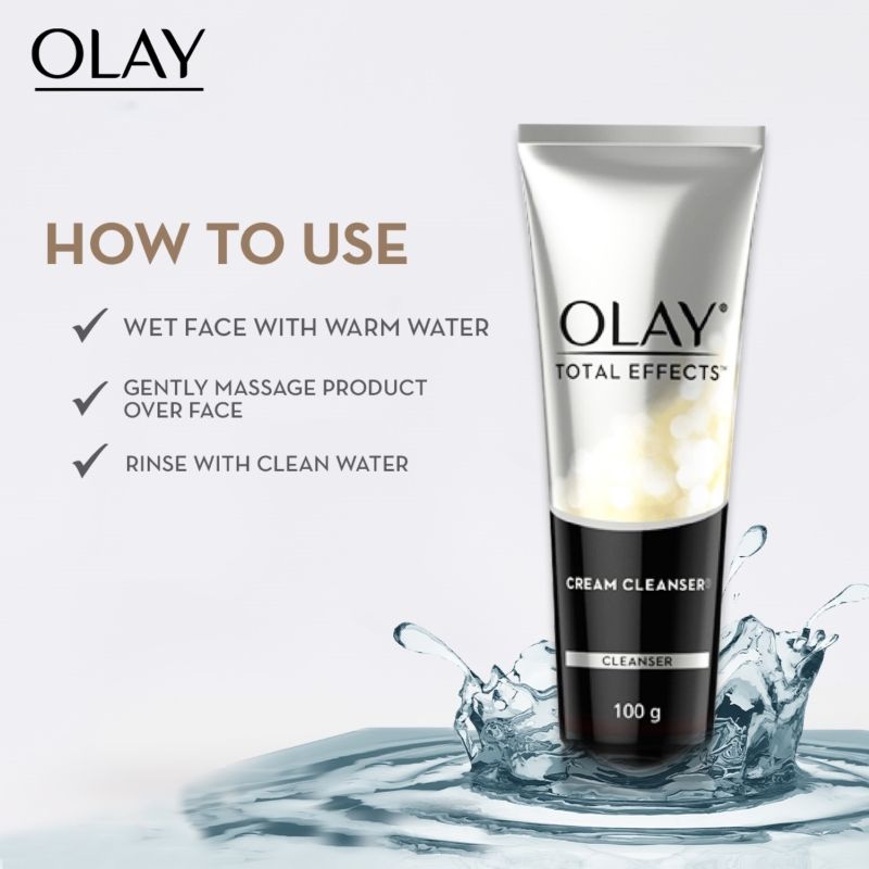 Total Effects Foaming Cleanser & Face Wash, Fights 7 Signs of Ageing With Green Tea Extracts