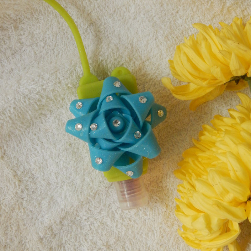 Bow Holder with sanitizer
