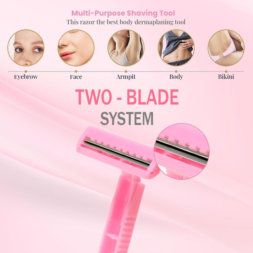 Disposable Shaving Razor Face and Body hair remover 10 pieces