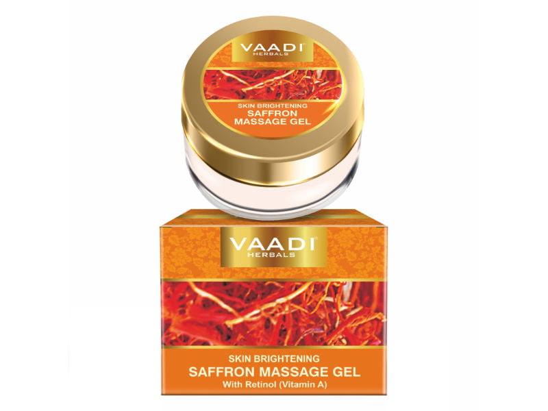 Skin Brightening Saffron Massage Gel With Retinol