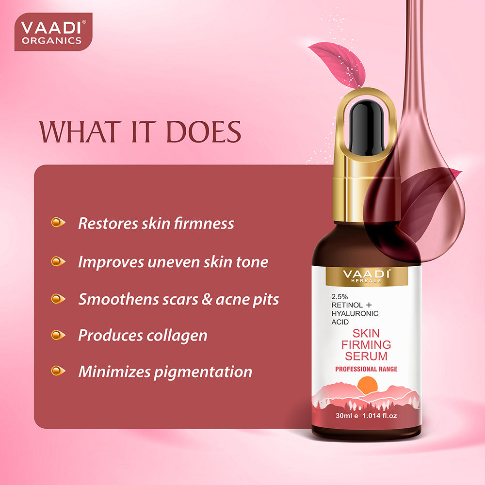 Skin Firming Serum With 2.5% Retinol & Hyaluronic Acid