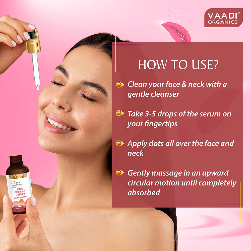 Skin Firming Serum With 2.5% Retinol & Hyaluronic Acid