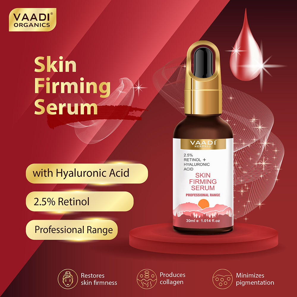 Skin Firming Serum With 2.5% Retinol & Hyaluronic Acid