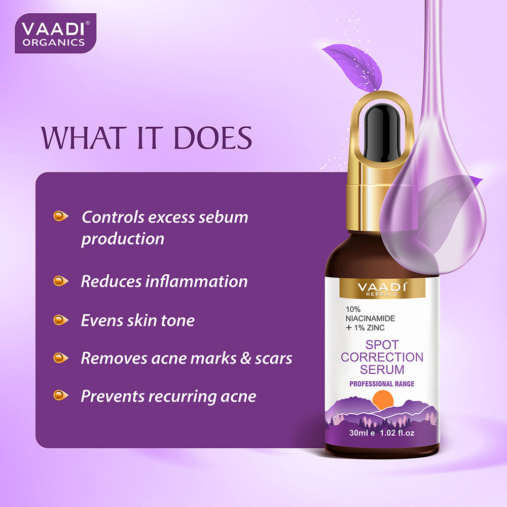 Spot Correction Serum With 10 % Niacinamide & 1% Zinc