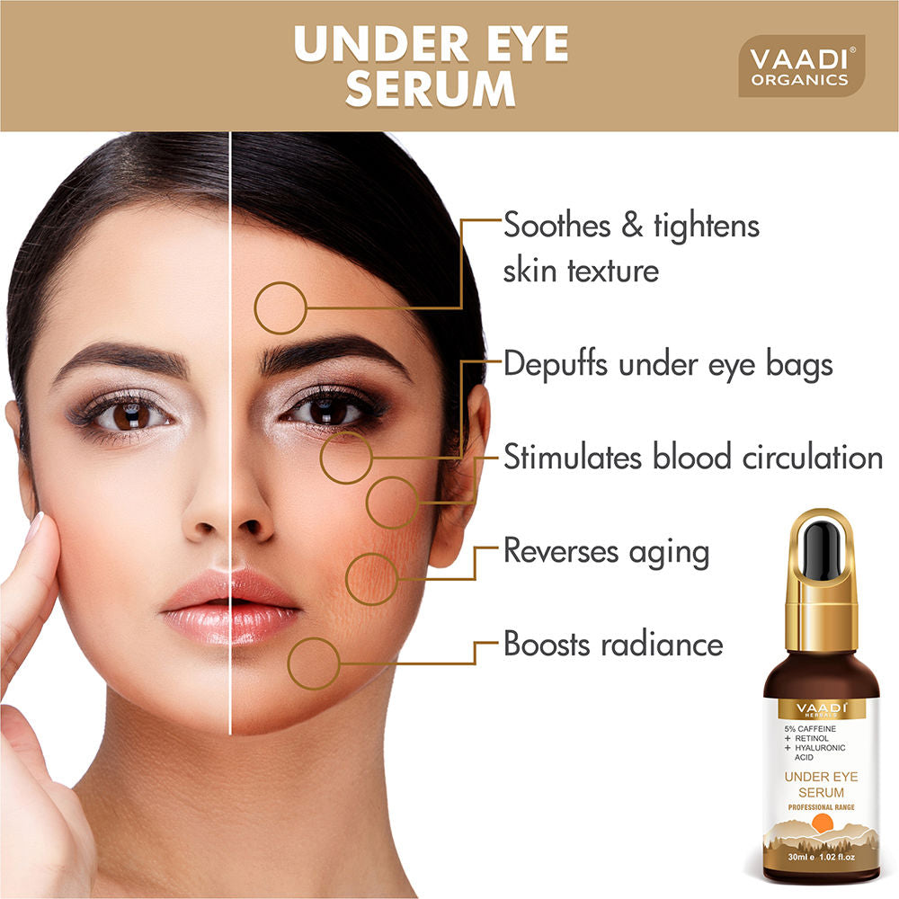 Under Eye Serum With 5% Caffeine & Retinol & Hyaluronic Acid