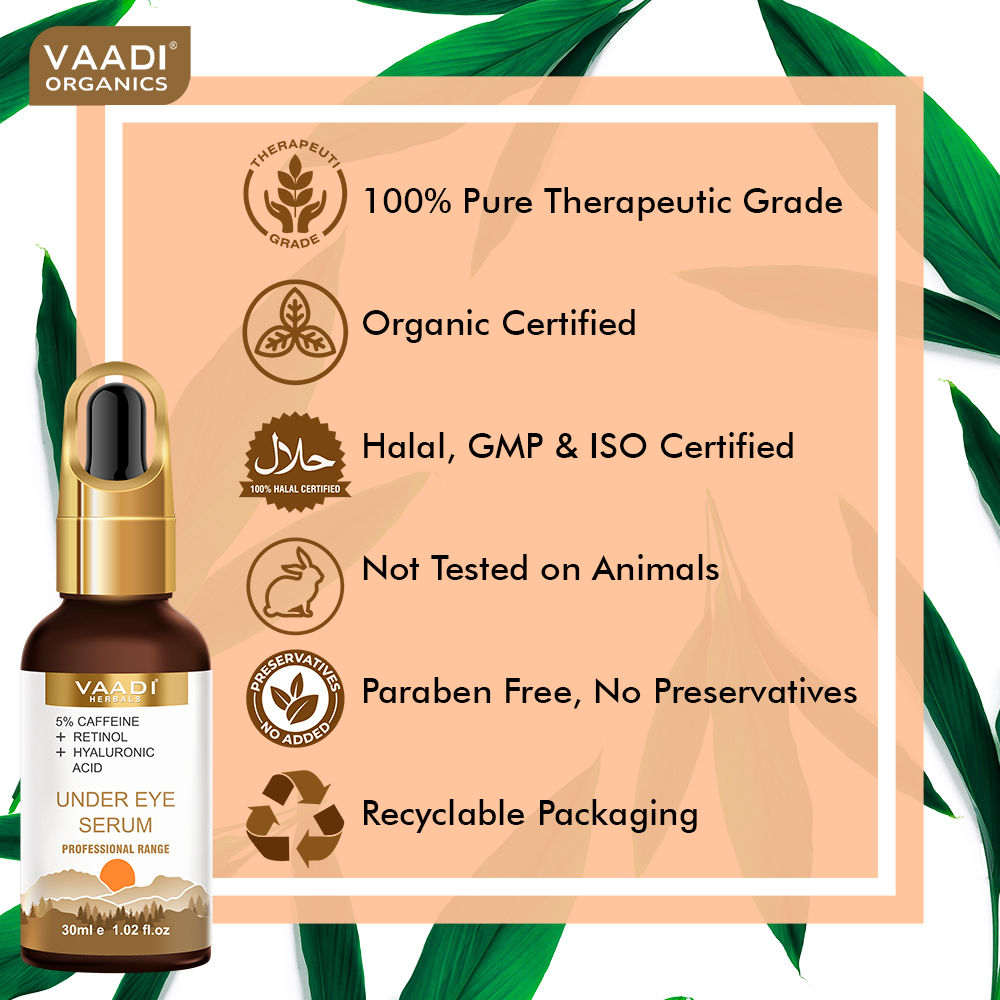 Under Eye Serum With 5% Caffeine & Retinol & Hyaluronic Acid