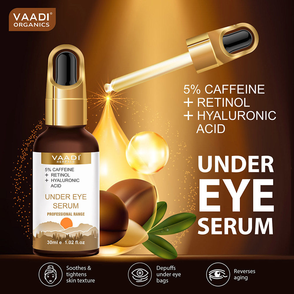 Under Eye Serum With 5% Caffeine & Retinol & Hyaluronic Acid