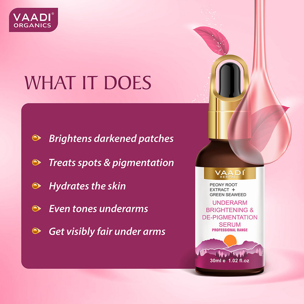 Underarm Brightening & De-pigmentation Serum With Peony Root Extract & Green Seaweed