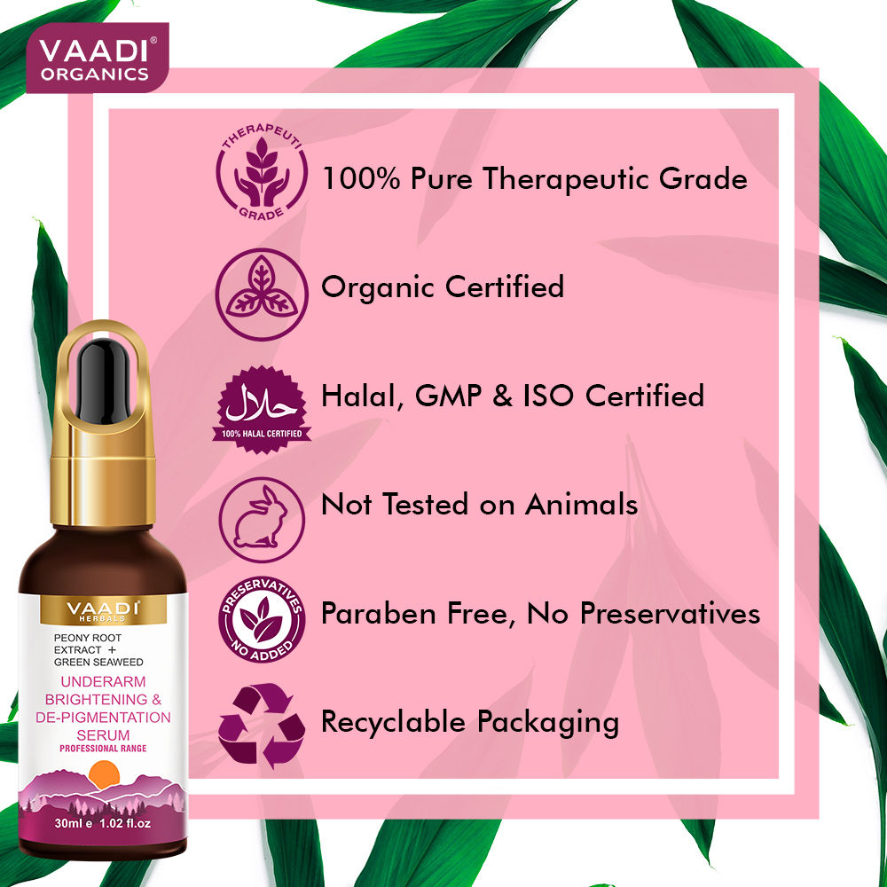 Underarm Brightening & De-pigmentation Serum With Peony Root Extract & Green Seaweed