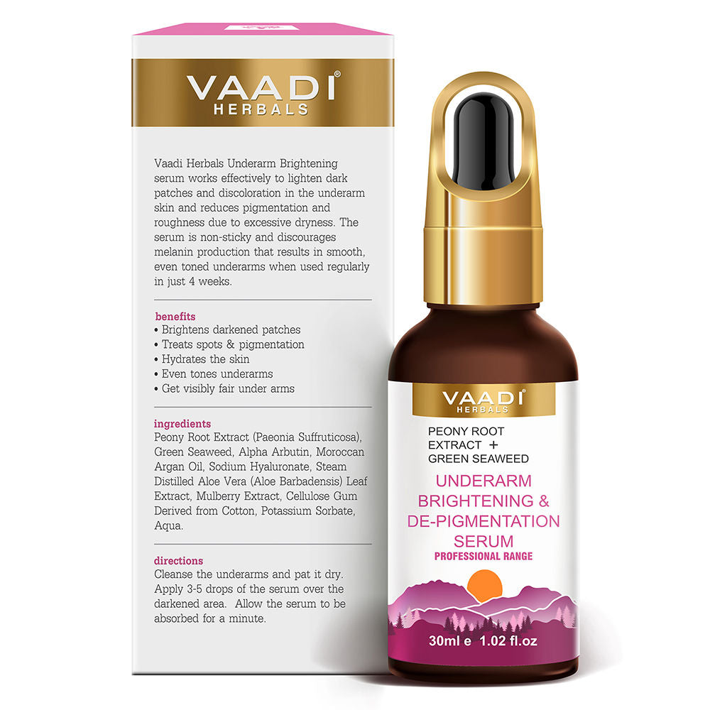 Underarm Brightening & De-pigmentation Serum With Peony Root Extract & Green Seaweed