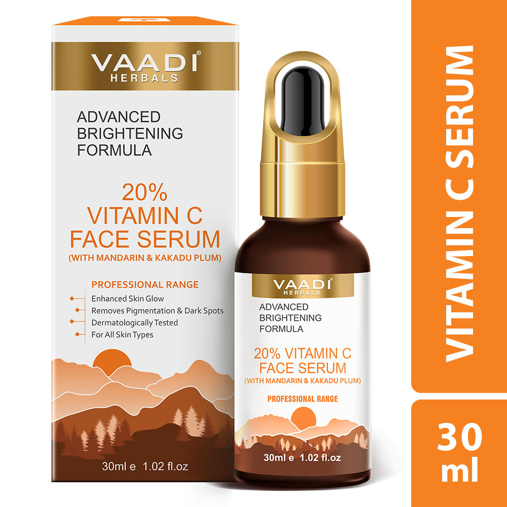 20% Vitamin C Face Serum With Advanced Brightening Formula