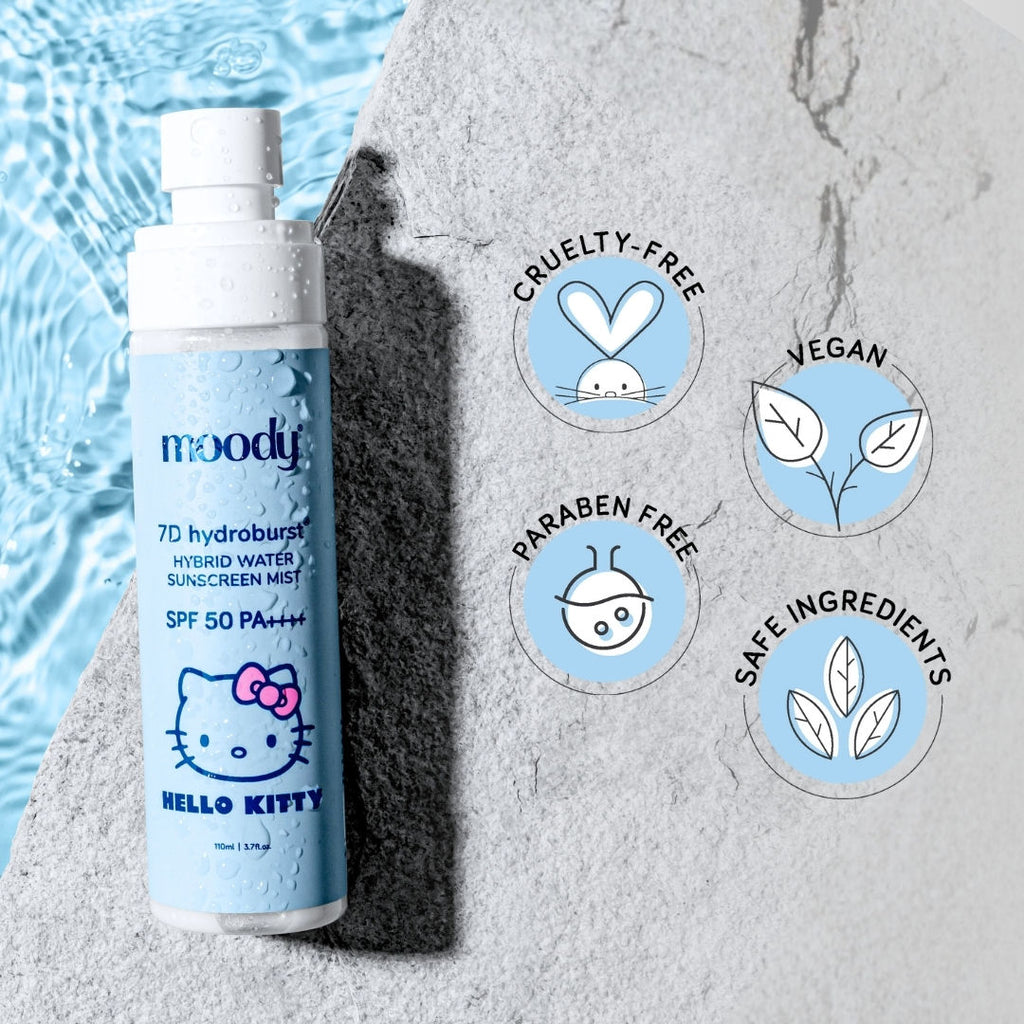 7D Hydroburst Hybrid Water Sunscreen Mist SPF 50 PA++++ With Hyaluronic Acid