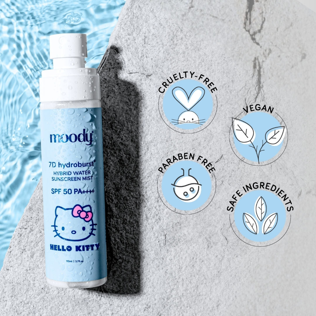 7D Hydroburst Hybrid Water Sunscreen Mist SPF 50 PA++++ With Hyaluronic Acid