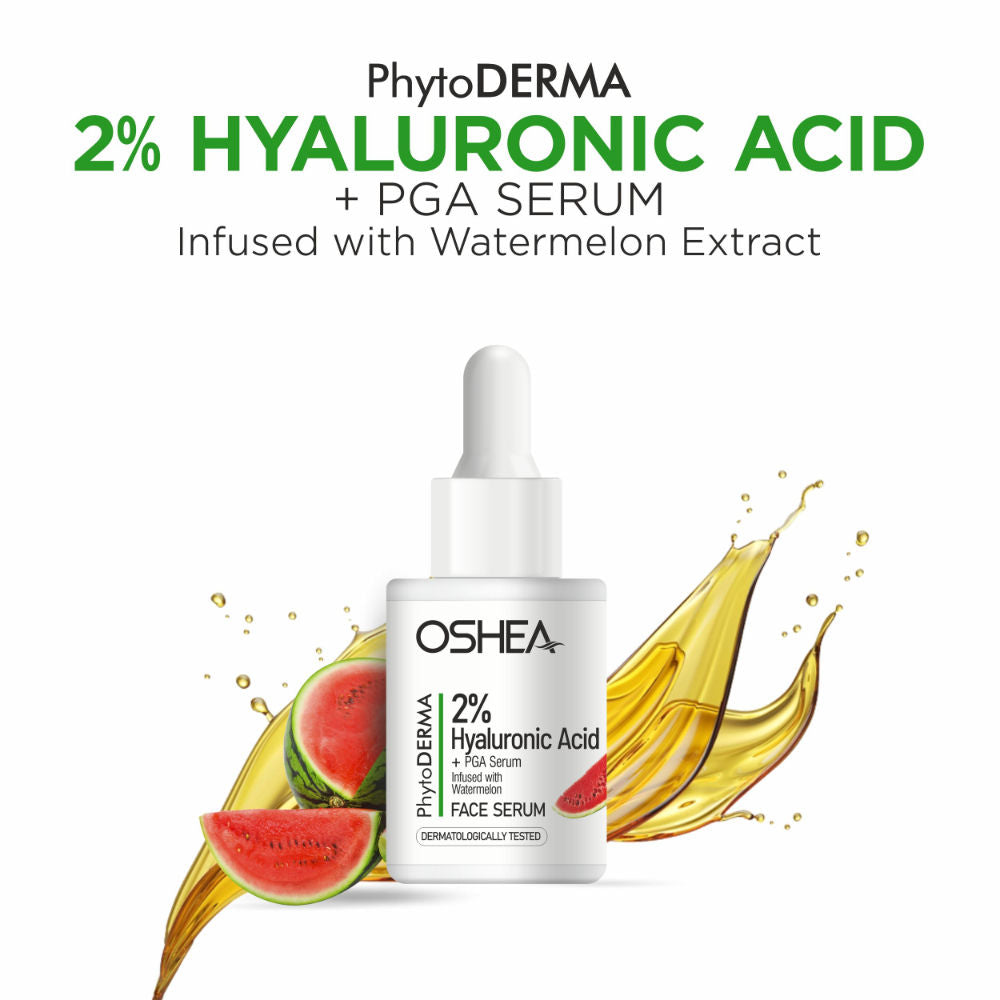 Phytoderma Face Serum With 2% Hyaluronic Acid & Watermelon Extract Reduces Dull Skin