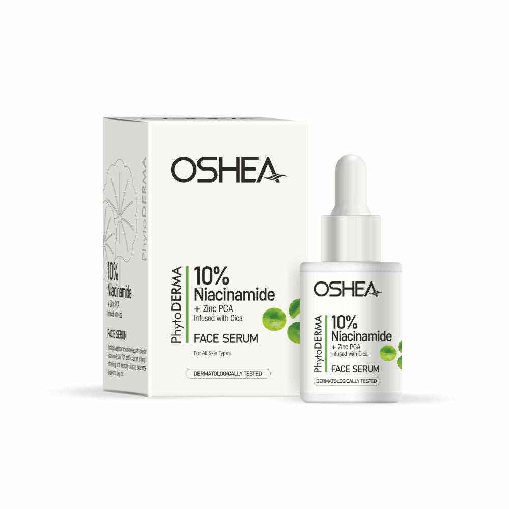 Phytoderma Face Serum With 10% Niacinamide, Zinc & Cica Extract Reduces Acne Blemishes
