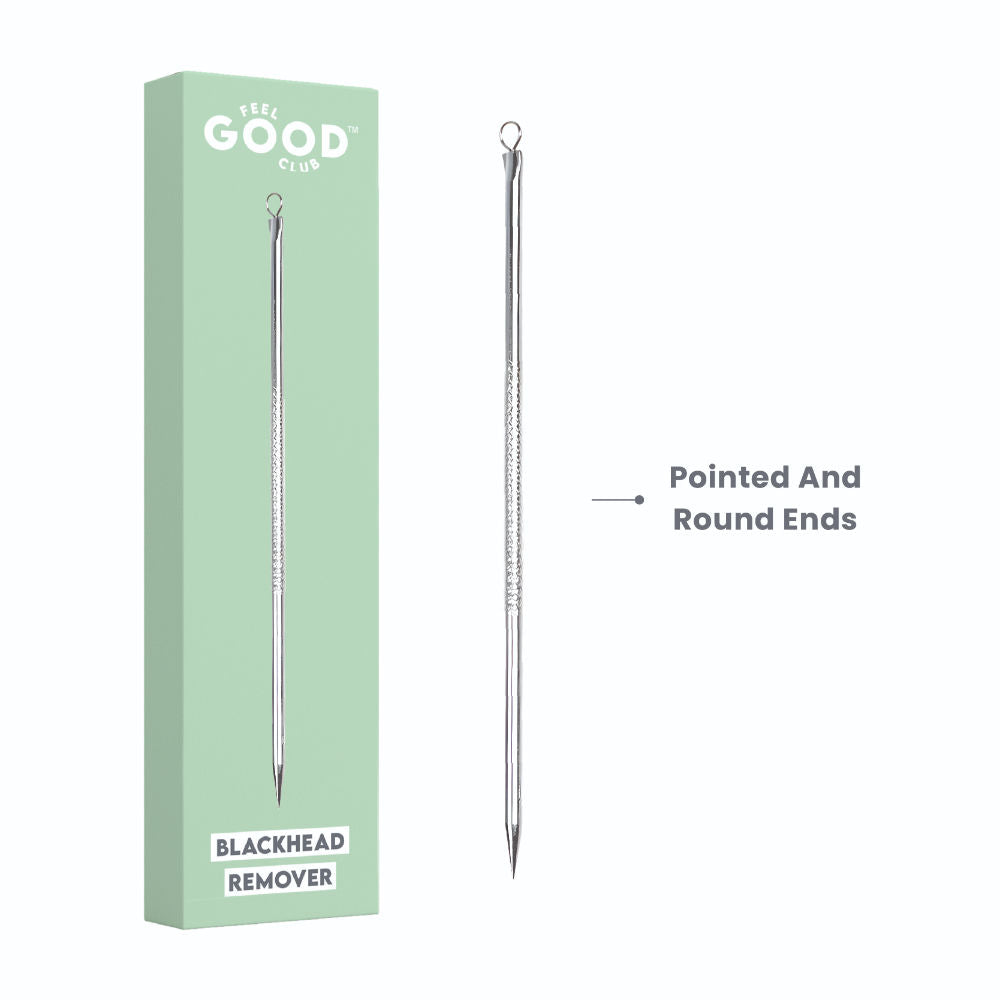 Pointed Blackhead Remover With One Round Loop For Blemish Extraction & Face Skin Care
