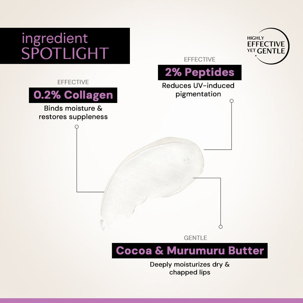 Lip Sleeping Mask, Collagen + Peptides, Moisturizes & Plumps Lips