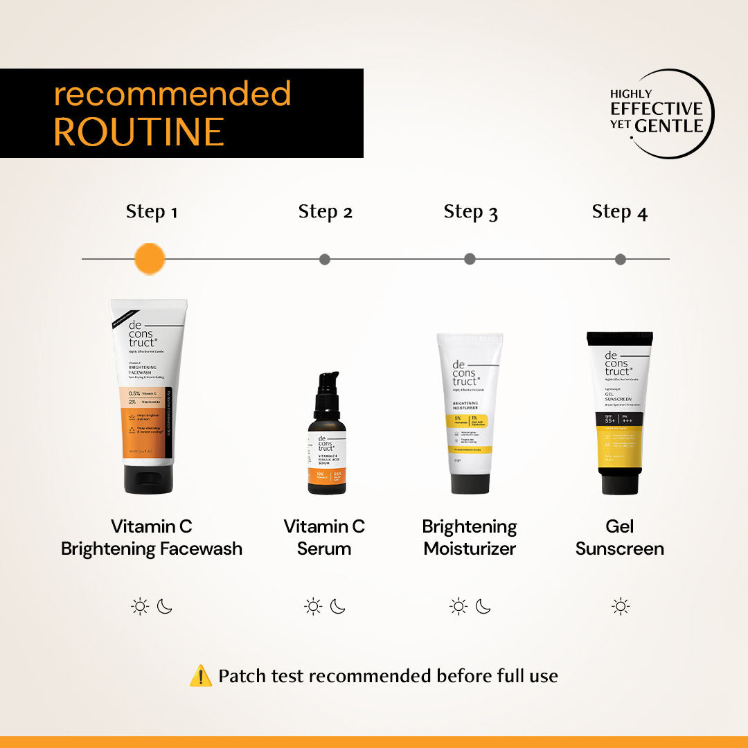 Vitamin C Brightening Face Wash, Brightens & Fades Dark Spots