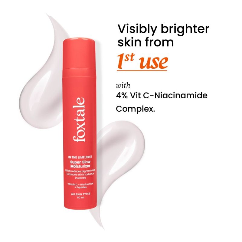 Super Glow Moisturizer with Vitamin C & Niacinamide For Dull, Pigmented & Uneven Skin