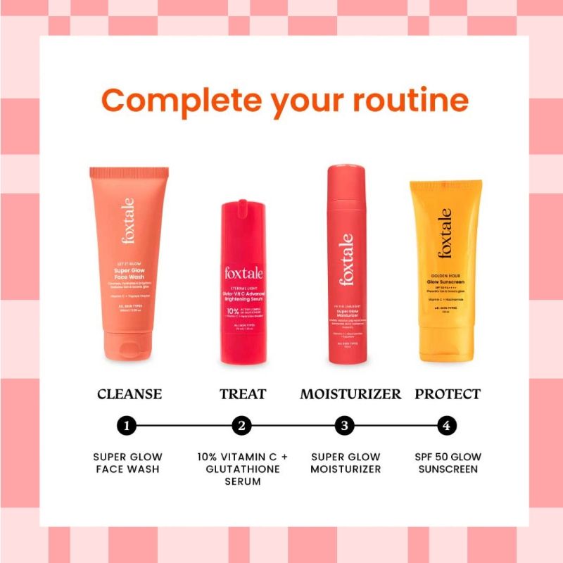Super Glow Moisturizer with Vitamin C & Niacinamide For Dull, Pigmented & Uneven Skin