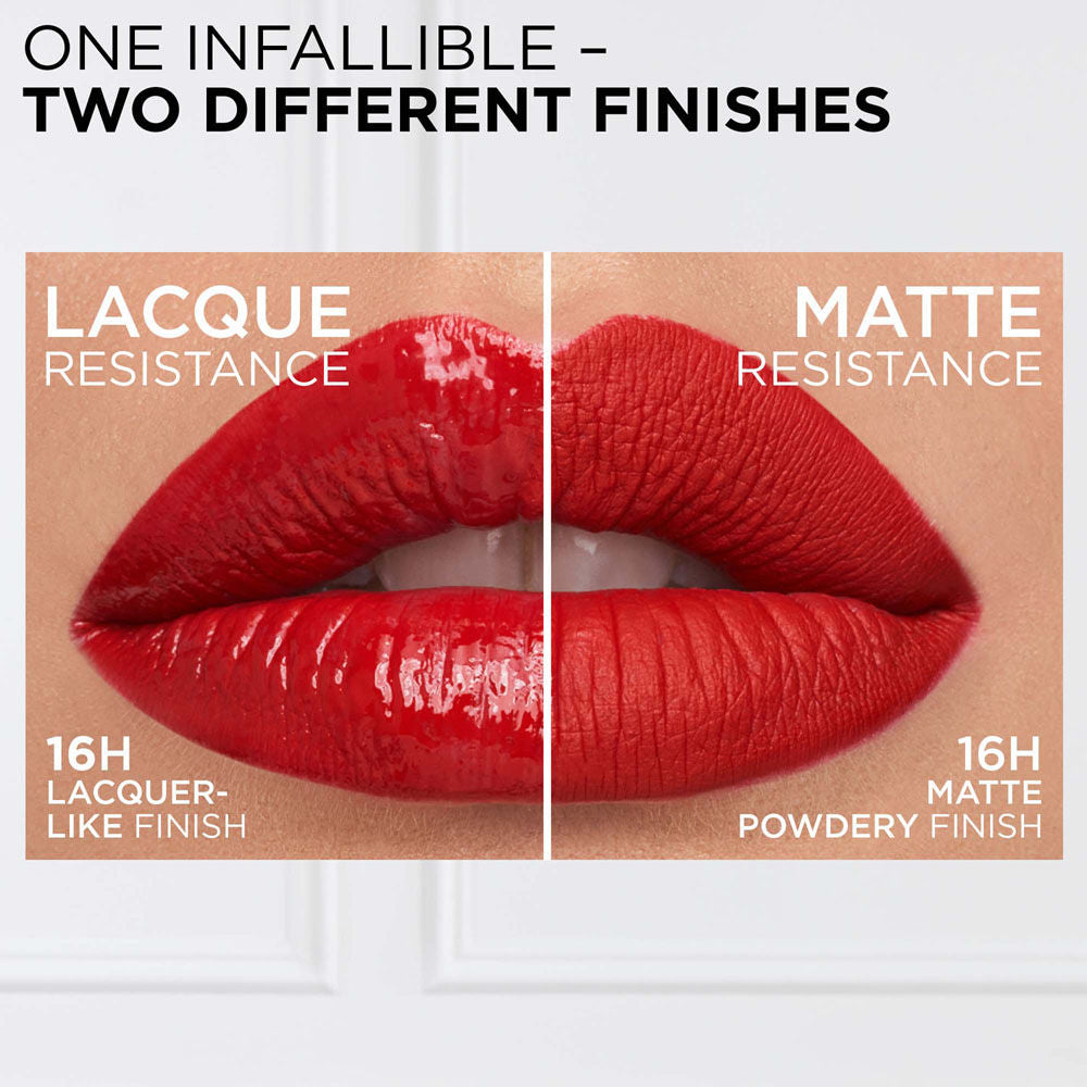 Infallible Laque Resistance Liquid Lipstick, 16H Lacquer Shine