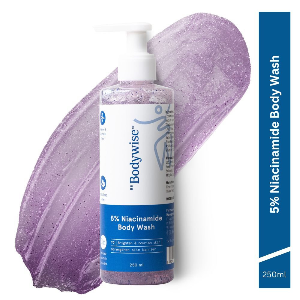 5% Niacinamide Body Wash with Aloe Vera Extract For Intense Hydration & Deep Cleansing - 250ml