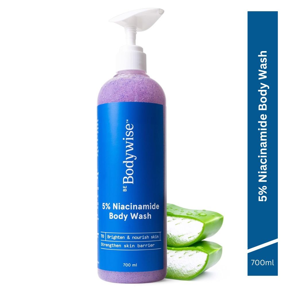 5% Niacinamide Body Wash with Aloe Vera Extract For Intense Hydration & Deep Cleansing