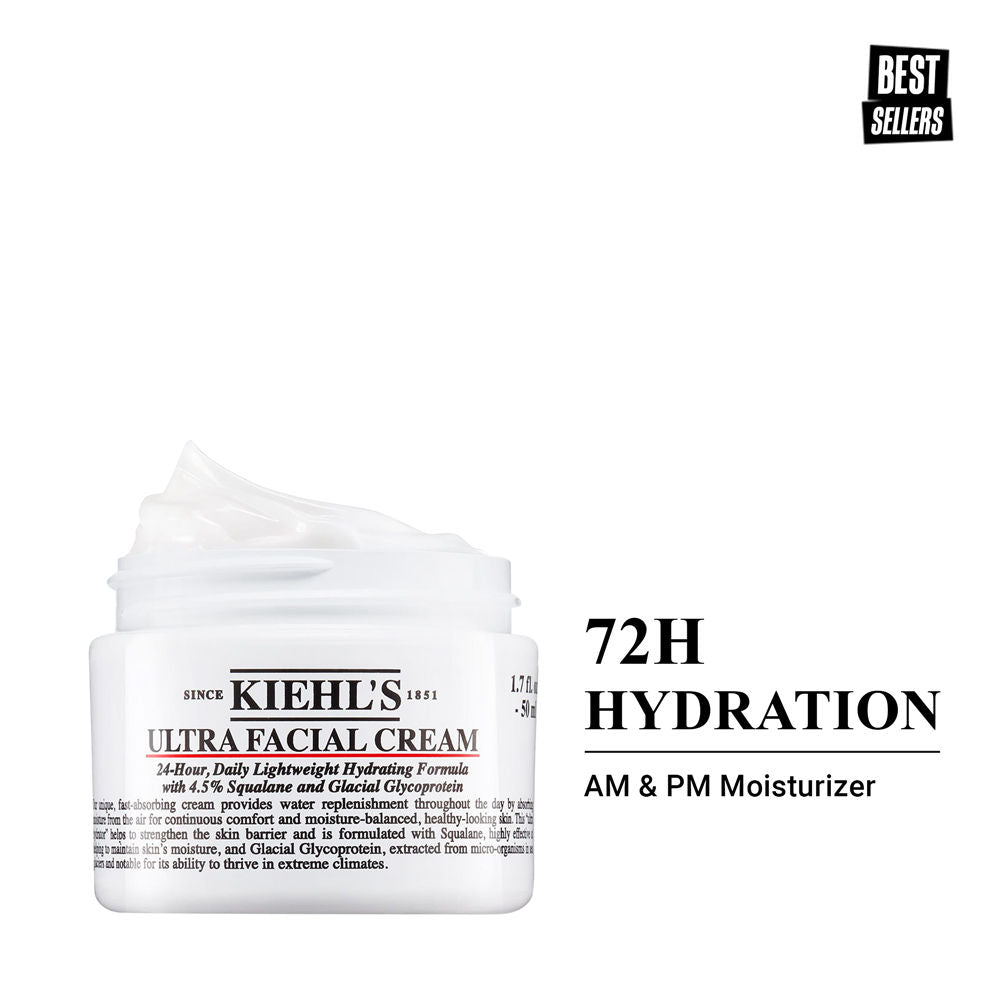 Ultra Facial Cream With 24 Hour Hydration - Moisturizer For Softer, Hydrated Skin