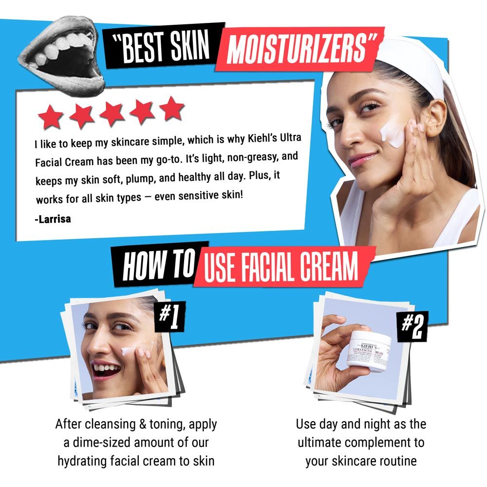 Ultra Facial Cream With 24 Hour Hydration - Moisturizer For Softer, Hydrated Skin