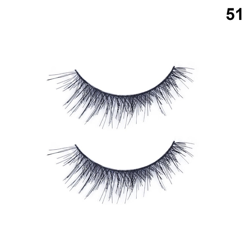 Synthetic Hair and Lightweight Long Natural Look False Eyelashes - 51