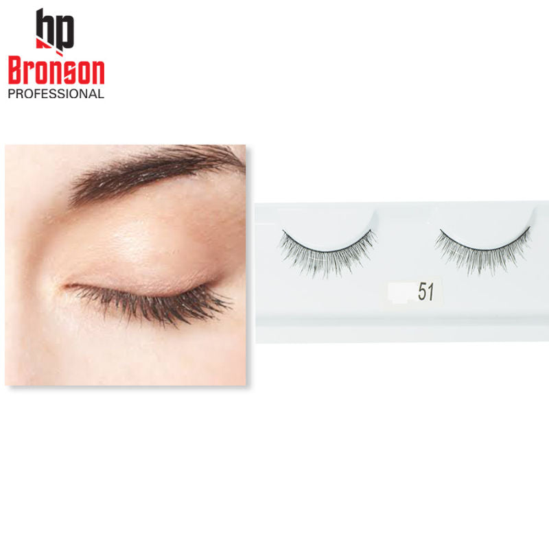 Synthetic Hair and Lightweight Long Natural Look False Eyelashes - 51
