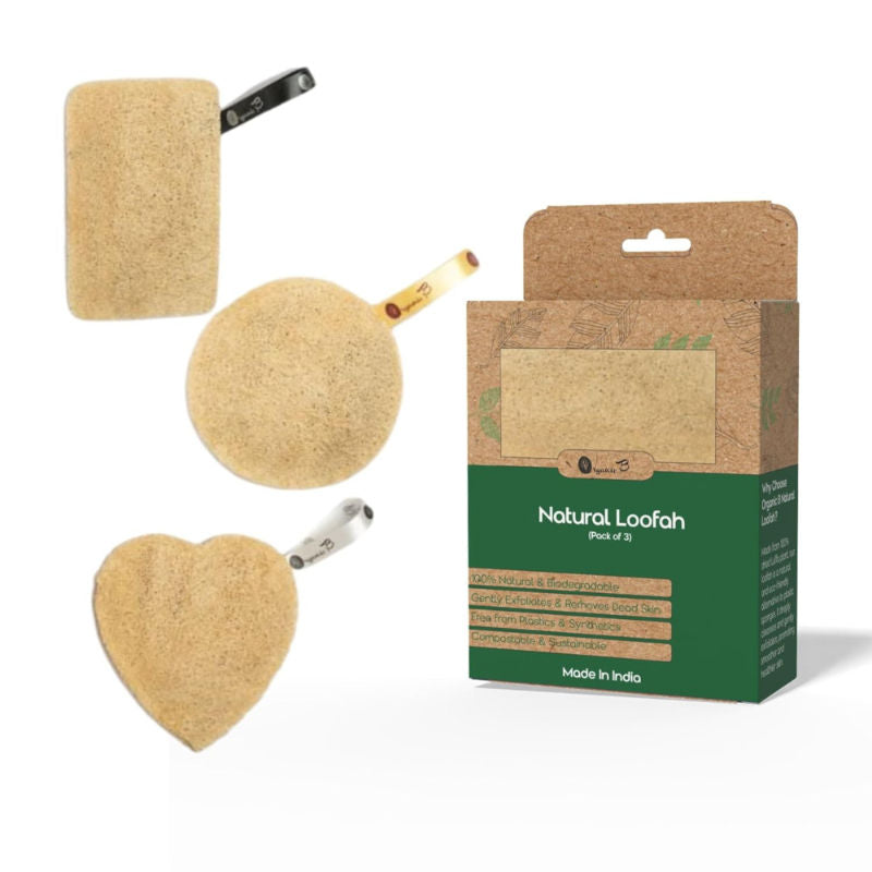 Natural & Effective Sundried Three Shaped Loofah