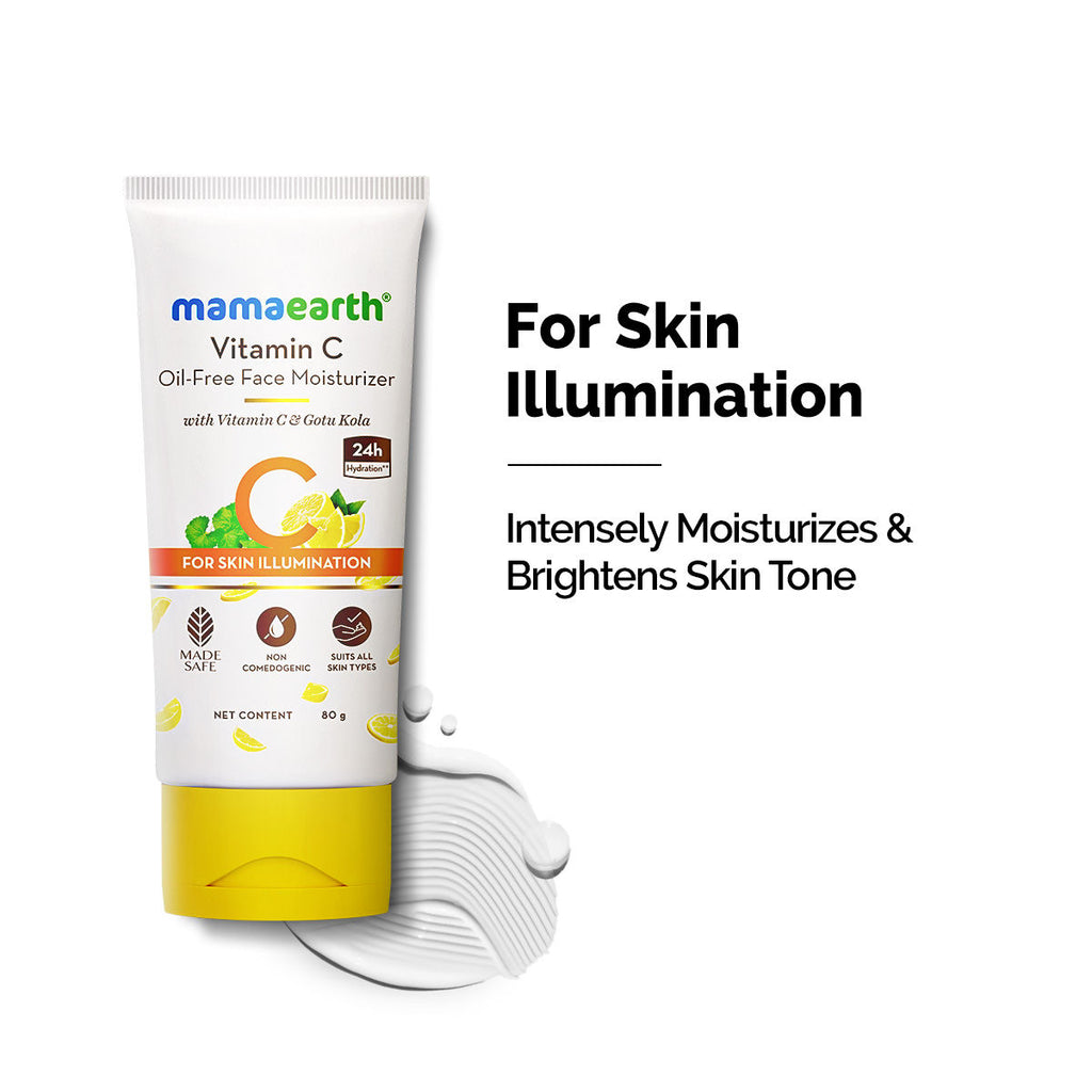 Vitamin C Oil-Free Moisturizer For Face With Vitamin C & Gotu Kola For Skin Illumination