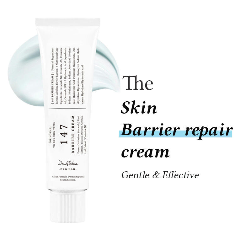 147 Barrier Cream: Rich Ceramide & hyaluronic acid infused cream for Damaged Skin Barrier