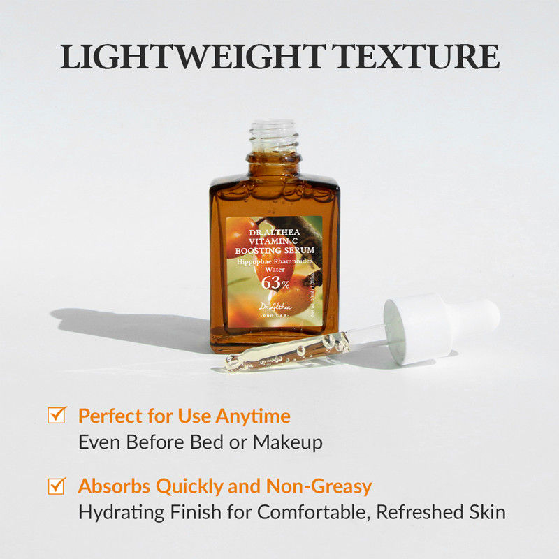 Vitamin C Boosting Serum with Sea Buckthorn: Antioxidant Brightening Serum for Dull Skin