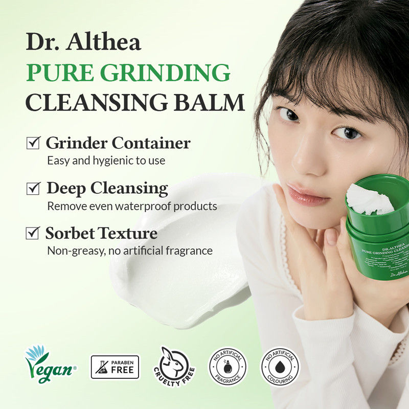 Pure Grinding Cleansing Balm: Gentle Oil-Based Makeup Remover & Pore Cleanser