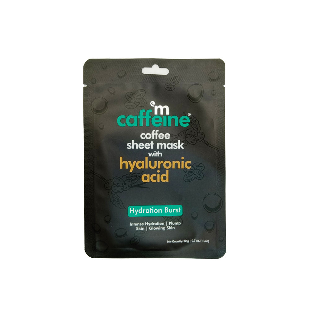 Coffee Sheet Mask with Hyaluronic Acid