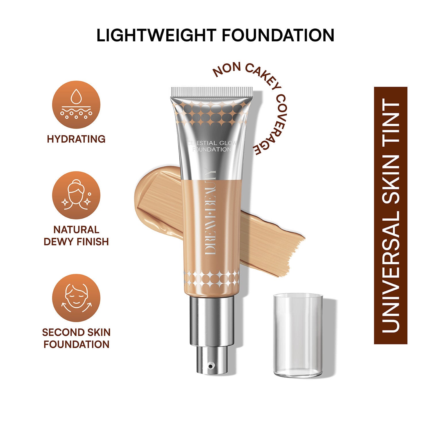 Celestial Glow Foundation - Neutral Medium