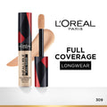 LOreal Paris Infallible Full Wear Concealer, Maximum Coverage, Sweat Proof & Heat Proof - Amber 312