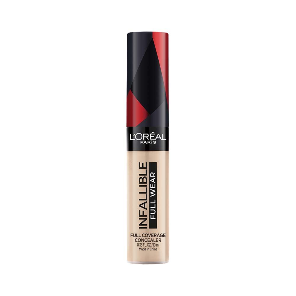 LOreal Paris Infallible Full Wear Concealer, Maximum Coverage, Sweat Proof & Heat Proof - Amber 312