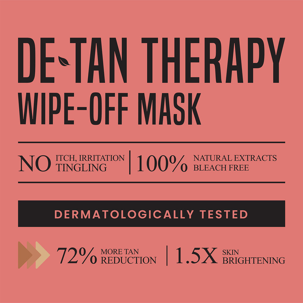De Tan Therapy Wipe Off Mask