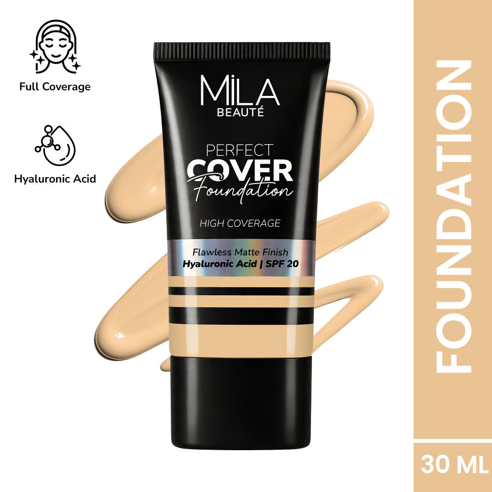 Perfect Cover Foundation Flawless Matte Finish - 02 Ivory